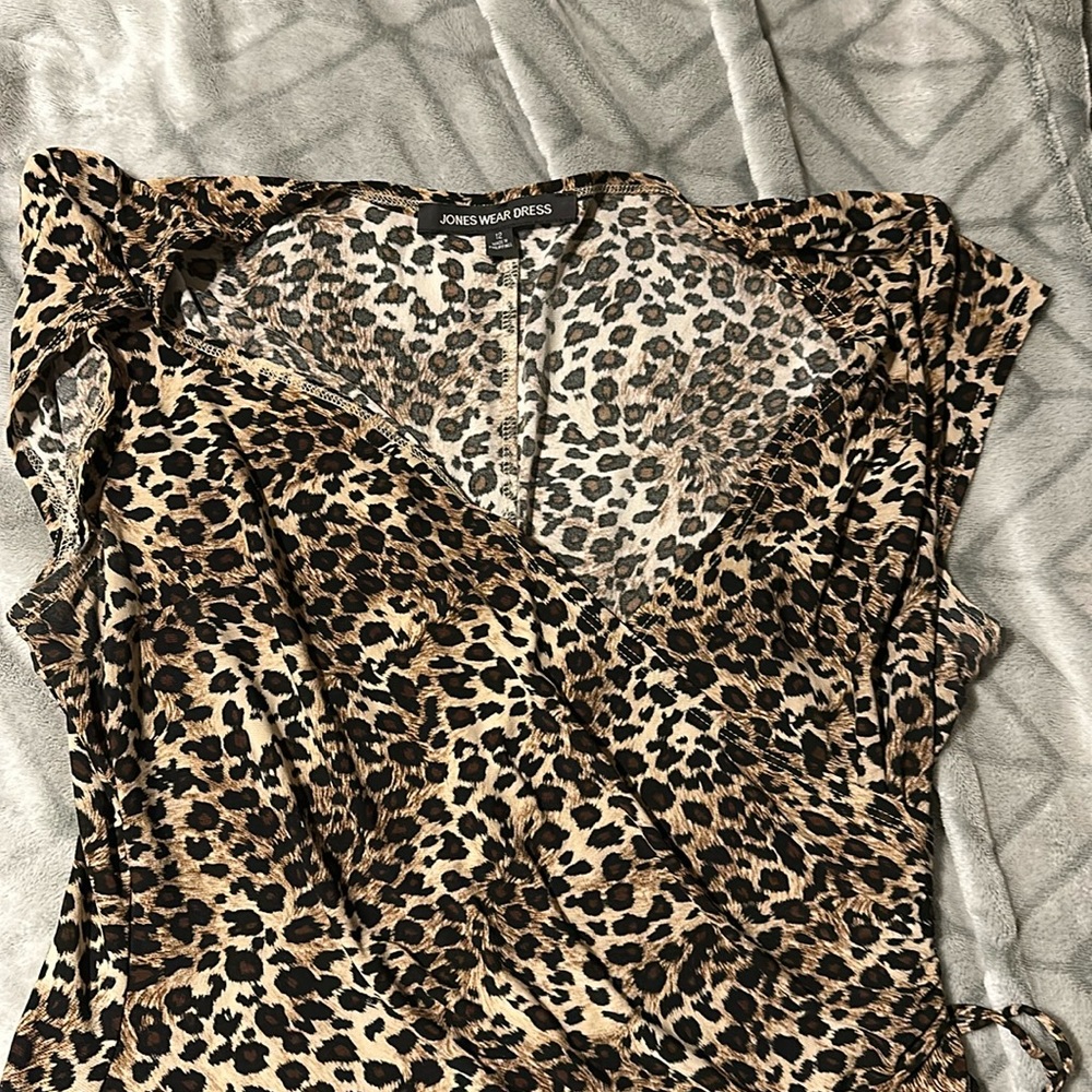 Cheetah print dress